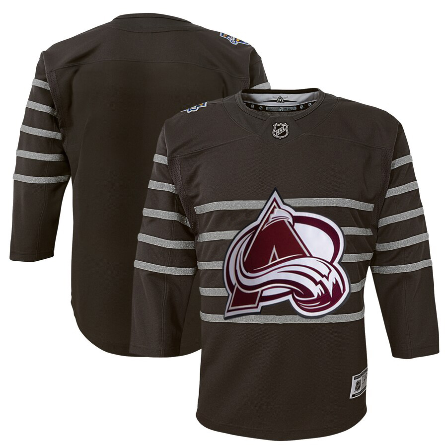 Youth Colorado Avalanche Gray 2020 NHL All-Star Game Premier Jersey->youth nhl jersey->Youth Jersey